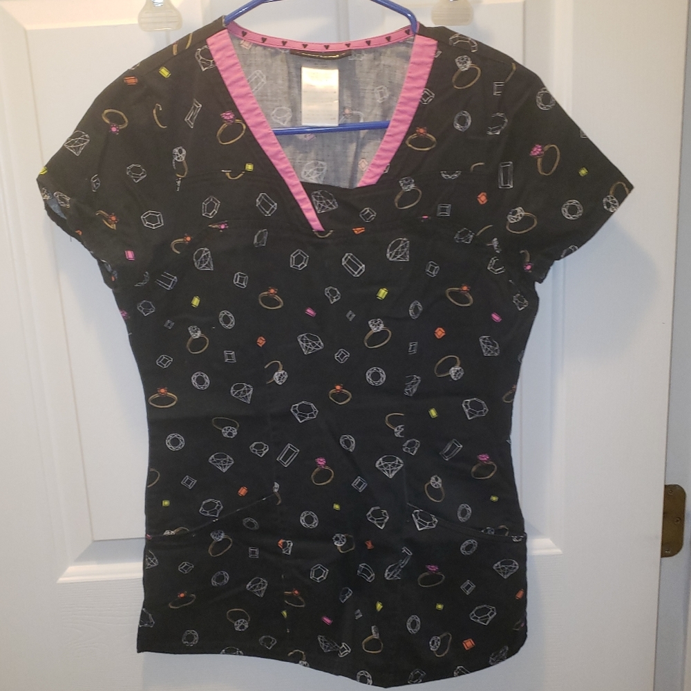 Heartsoul ring scrub top